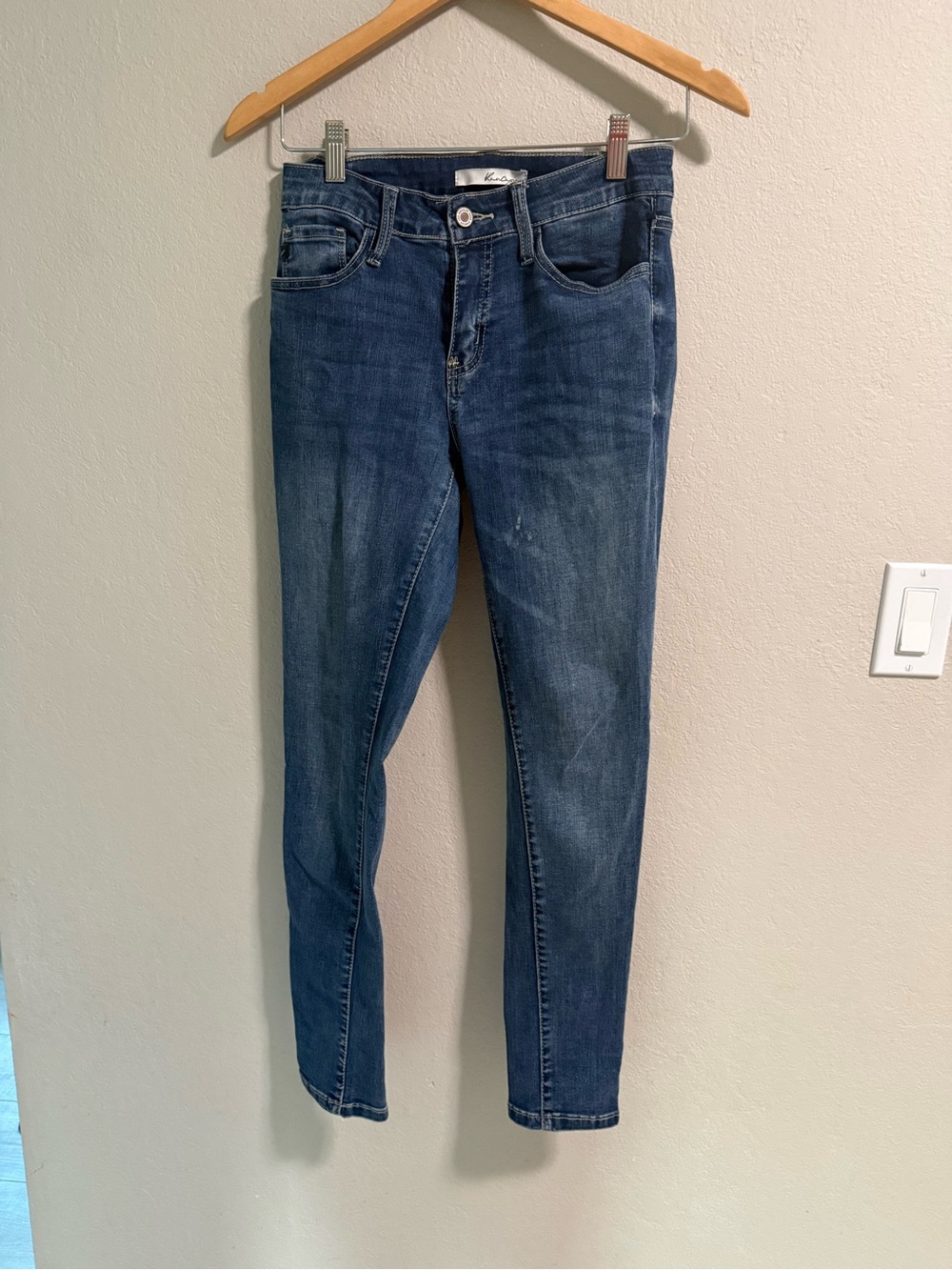 Kancan High Rise Skinny Jeans Size 26 Dark Wash Stretch Denim